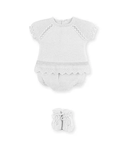 Tenderness 3-piece christening outfit White 3 months Mac Ilusion