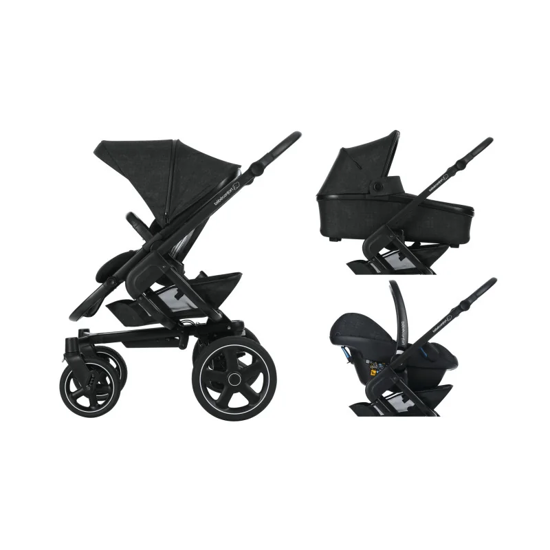 Poussette Nova 4 Roues Nomad Black Bebe Confort Maxi Cosi