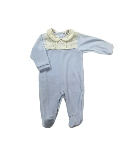 Velvet sleepsuit Blue 6 months Babidu