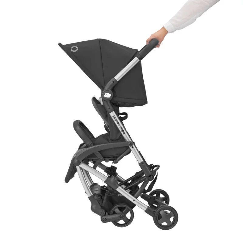 Poussette laika 2 essential black bébé confort maxi-cosi | la maison du bebe