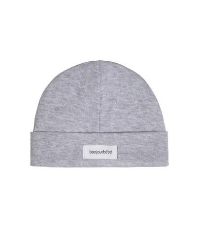 Gorro de recién nacido 100% algodón Grey Star BonjourBébé Premium