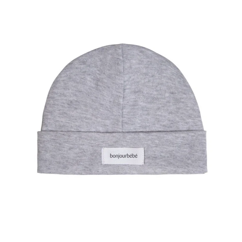 Grey Star newborn hat 100% cotton BonjourBébé Premium