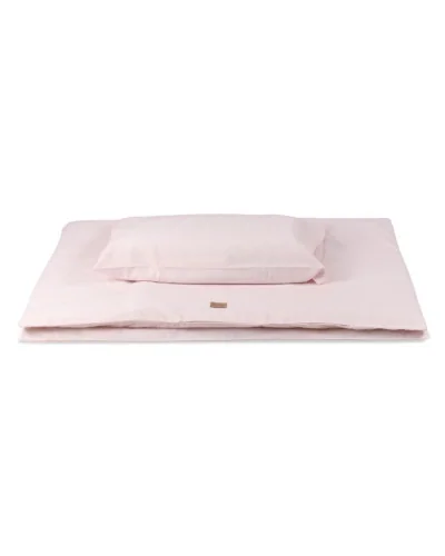 Deer 2-piece bedding set Pink square 100x135 cotton BonjourBébé Premium