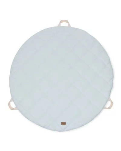 Alfombra de algodón azul 90x90 BonjourBébé Premium