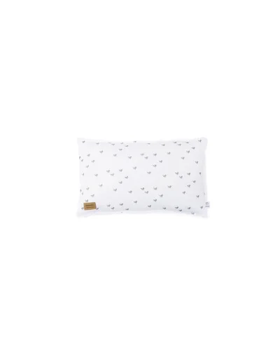 Cojín decorativo rectangular Little Fox gris 38 x 22 cm BonjourBébé Premium