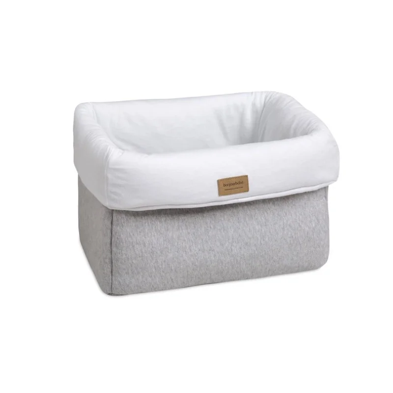 Cesta de almacenaje gris nuevo modelo BonjourBébé Premium