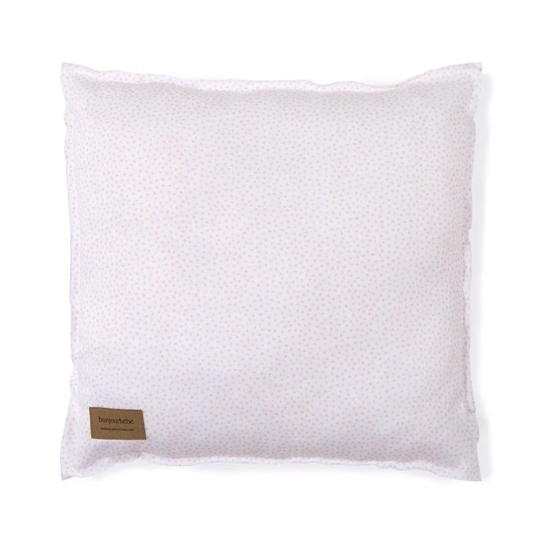 Cojín decorativo cuadrado My Planet rosa 30x30 BonjourBébé Premium