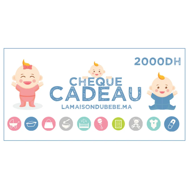 Tarjeta regalo La Maison du Bébé 2000