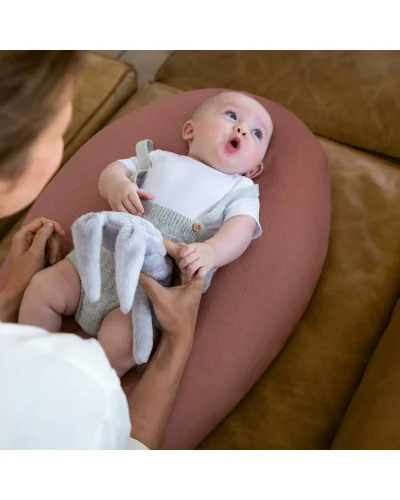 Comfy Big nursing and pregnancy pillow Tetra Brick Doomoo