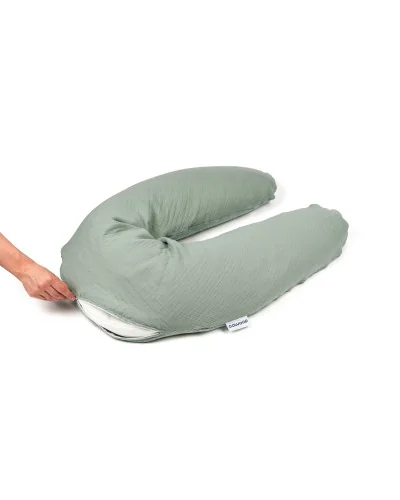 Coussin d’allaitement et maternité Comfy Big Tetra Green Doomoo