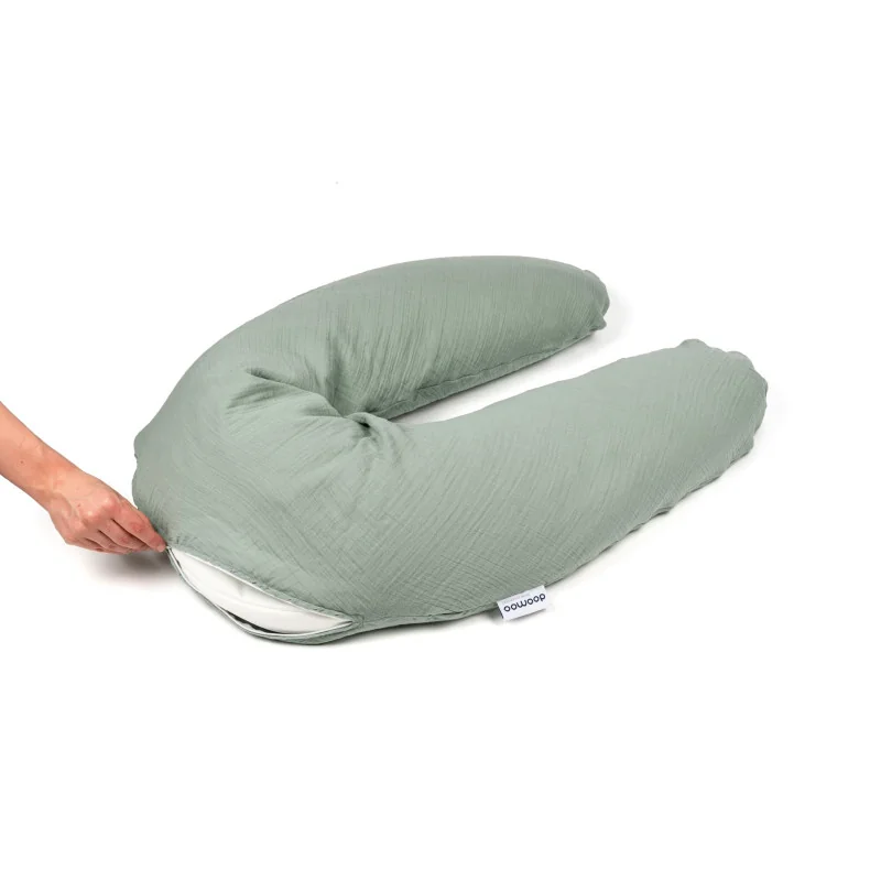 Coussin d’allaitement et maternité Comfy Big Tetra Green Doomoo - vue 2