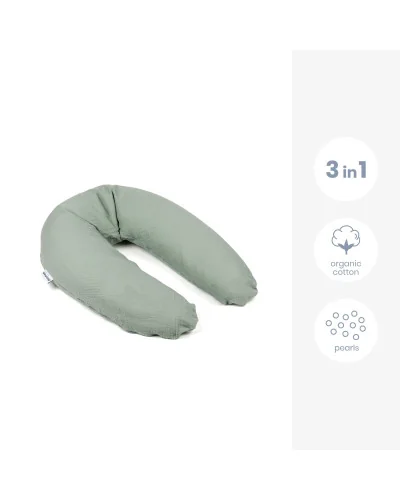 Coussin d’allaitement et maternité Comfy Big Tetra Green Doomoo