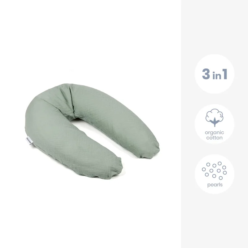 Coussin d' Allaitement & Maternité COMFY BIG Tetra Green Doomoo