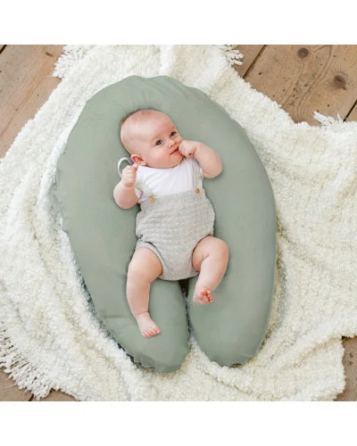 Coussin d’allaitement et maternité Comfy Big Tetra Green Doomoo
