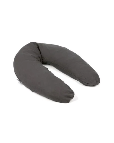 Cojín de lactancia y embarazo Comfy Big Tetra Grey Doomoo
