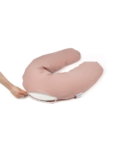 Coussin d’allaitement et maternité Comfy Big Tetra Pink Doomoo