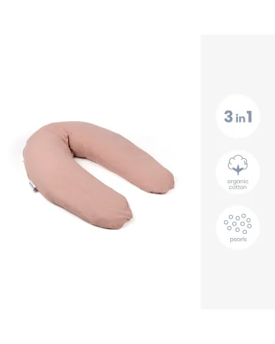 Comfy Big nursing and pregnancy pillow Tetra Pink Doomoo