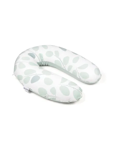 Coussin d’allaitement et maternité Buddy Leaves Aqua Green Doomoo