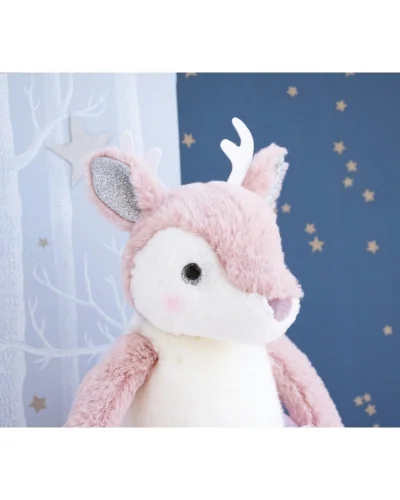 Peluche Eléa l’élan Happy Family 25 cm Histoire d’Ours