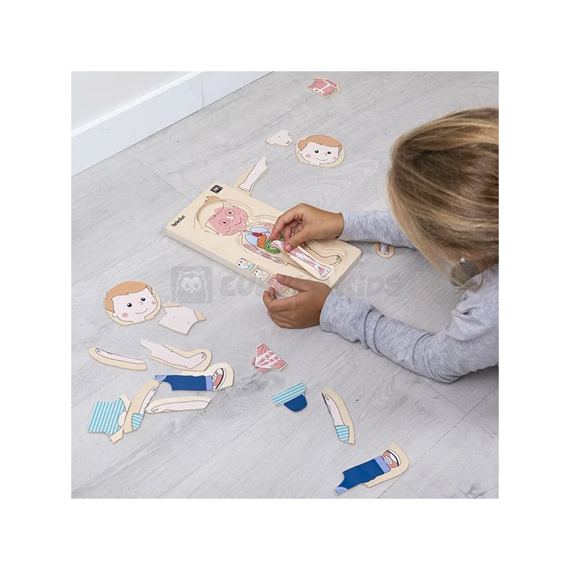 Puzzle bois ANATOMIE M Eurekakids Puzzle bois ANATOMIE M Eurekakids