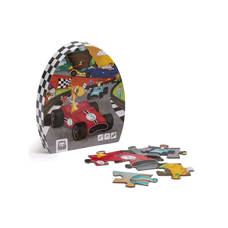 Puzzle Racing 36 pièces Eurekakids
