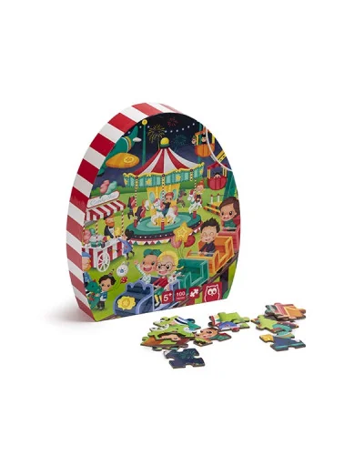 Amusement park puzzle 100 pieces Eurekakids
