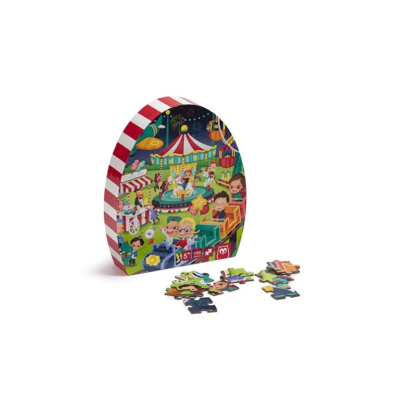Puzzle Parc d’attraction 100 pièces Eurekakids