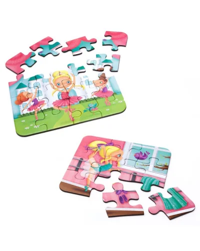 Puzzle Evolutif 4 En 1 - Danseuse Eurekakids