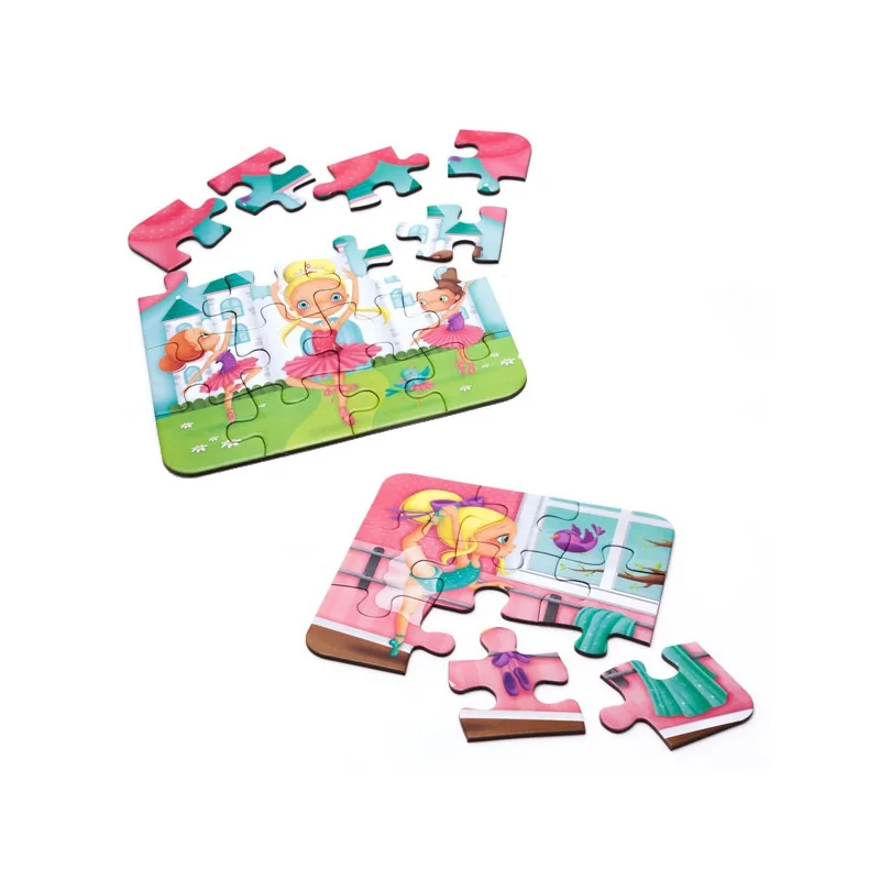 Puzzle évolutif 4 en 1 Danseuse Eurekakids - vue 2