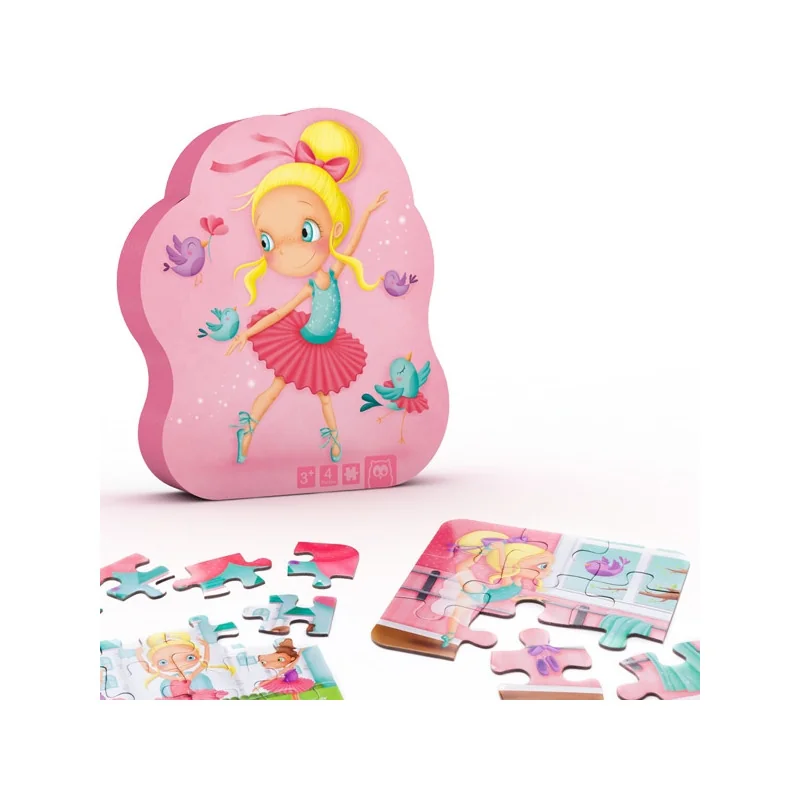 Puzzle évolutif 4 en 1 Danseuse Eurekakids