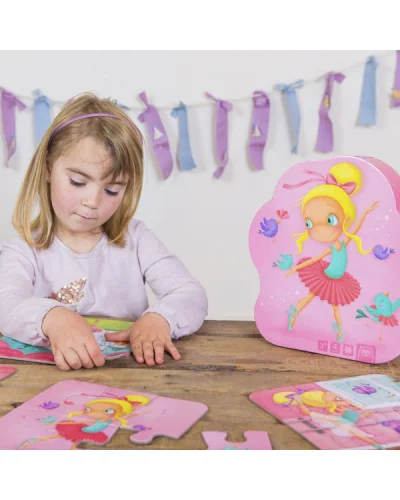 Puzzle évolutif 4 en 1 Danseuse Eurekakids