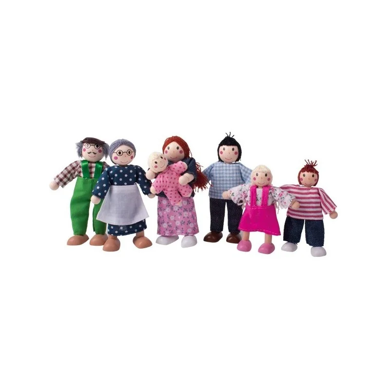 Famille de poupées 7 pièces - DE 3 à 8 ANS Eurekakids
