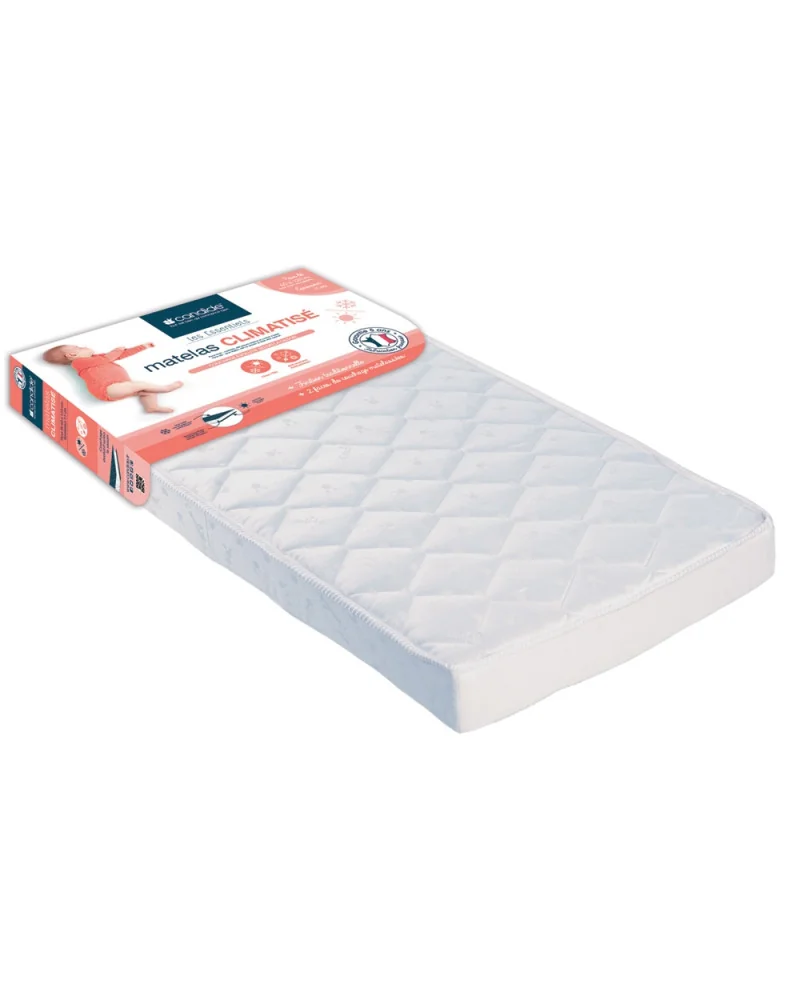 Matelas Bebe Climatise Pour Lit 60 1 Cm Candide