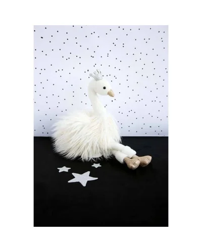 Peluche cisne blanco 30 cm Histoire d’Ours