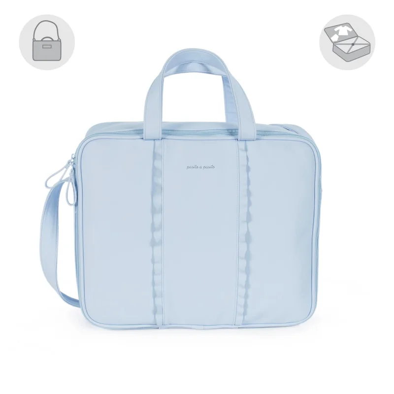 Valise de maternité Nido Volante bleu Pasito a Pasito Valise de maternité Nido Volante bleu Pasito a Pasito