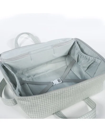 Maleta de maternidad Miel gris Pasito a Pasito