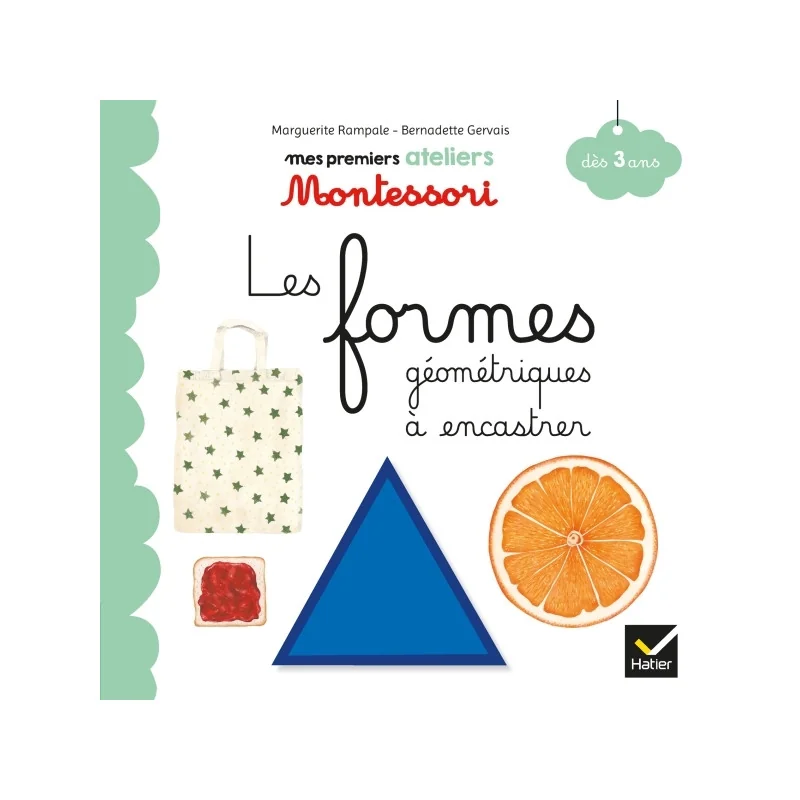Libro Montessori de formas geométricas para encajar Les Éditions Hatier Libro Montessori de formas geométricas para encajar Les Éditions Hatier