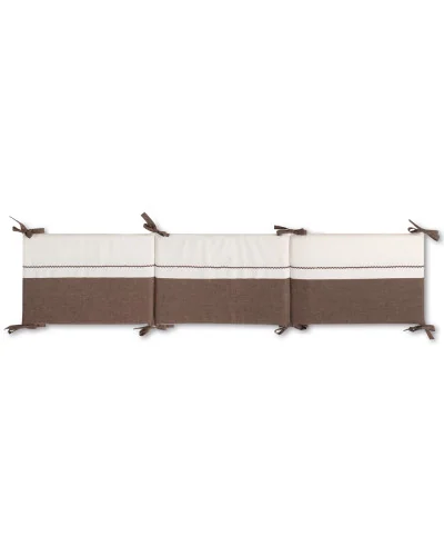 Juguete cot bumper brown 70x140 Bimbidreams