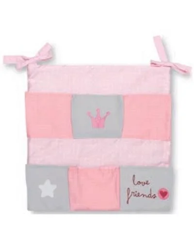 Love baby cot wall decoration pink Bimbidreams