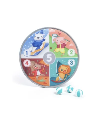 4 Saisons velcro target game from 3 years Eurekakids