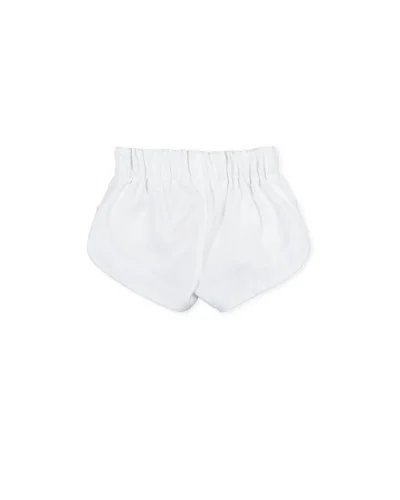 Short en piqué blanc avec poches décoratifs - Cumbia