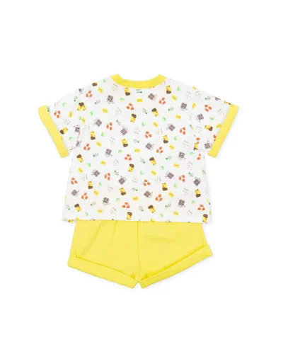 Ensemble 2 pièces garçon imprimé ustensiles P.Bunny Hop Tutto Piccolo