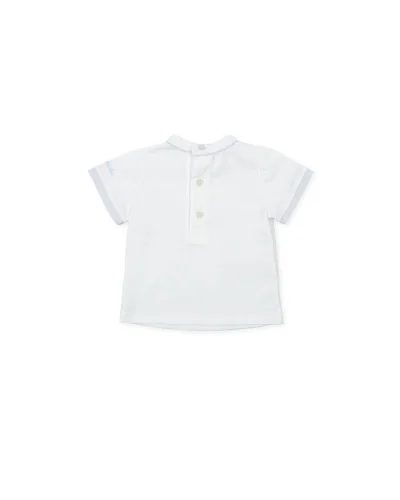 T-shirt en tricot blanc - Coupé