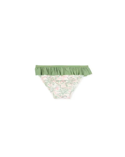 B.Son cubano girls' swim bottoms palm tree print Tutto Piccolo