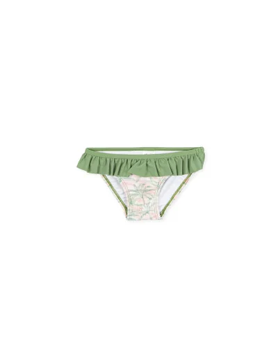 B.Son cubano girls' swim bottoms palm tree print Tutto Piccolo