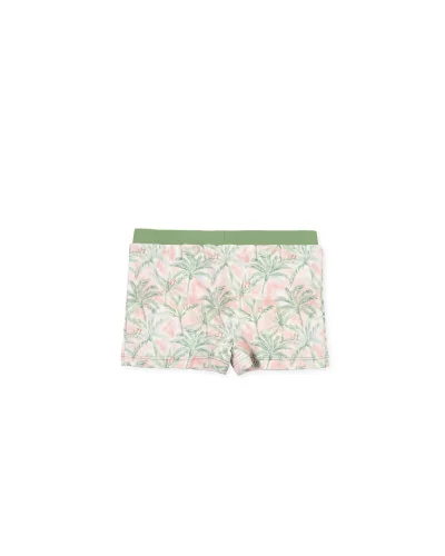 Maillot de bain garçon B.Son cubano imprimé palmier Tutto Piccolo