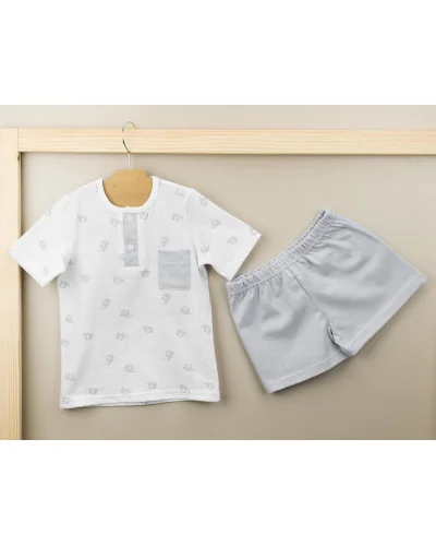 Pyjamas Elephants 5 years grey Babidu
