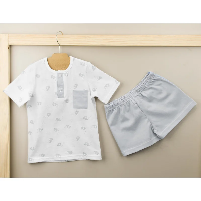 Pyjamas Elephants 6 years grey Babidu