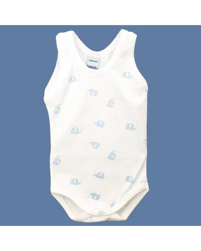Tank top Elephants 9 months blue Babidu
