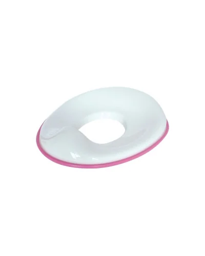 Reductor de WC anatómico antideslizante rosa Saro